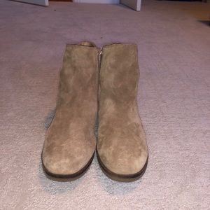 Lucky brand tan ankle boots